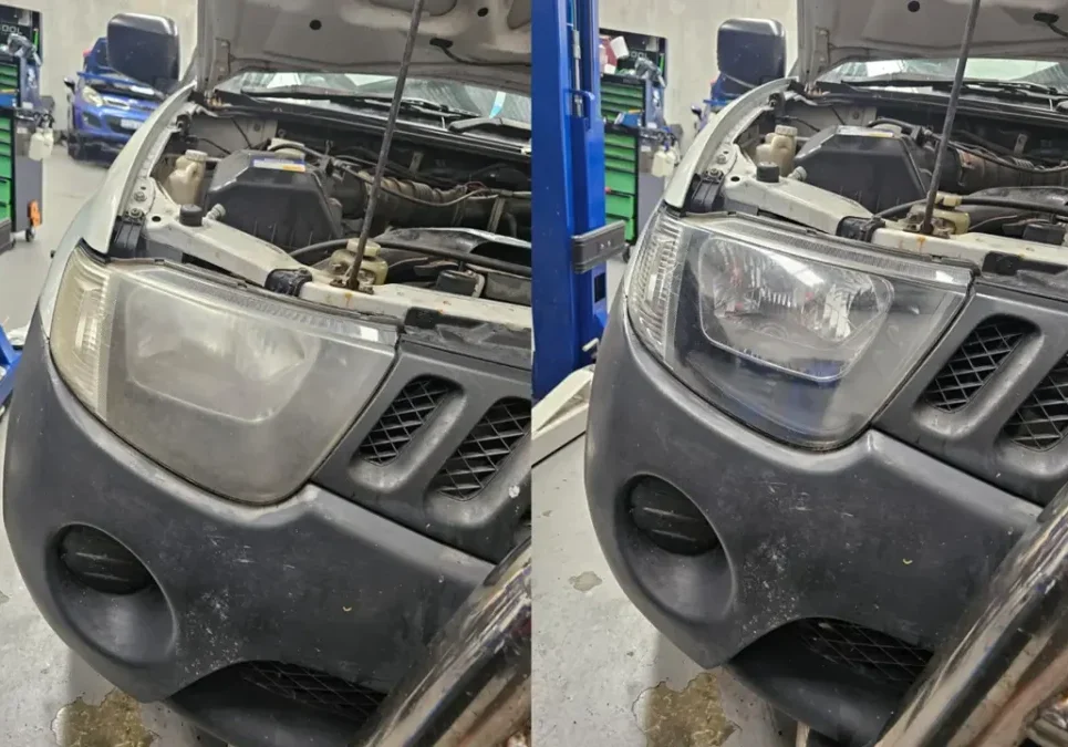 Headlight Restoration Before and After